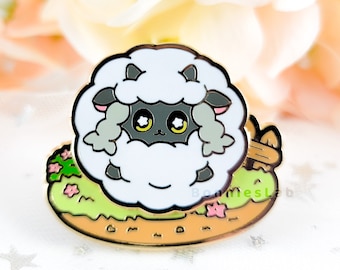 Spinning Wooloo Enamel Pin