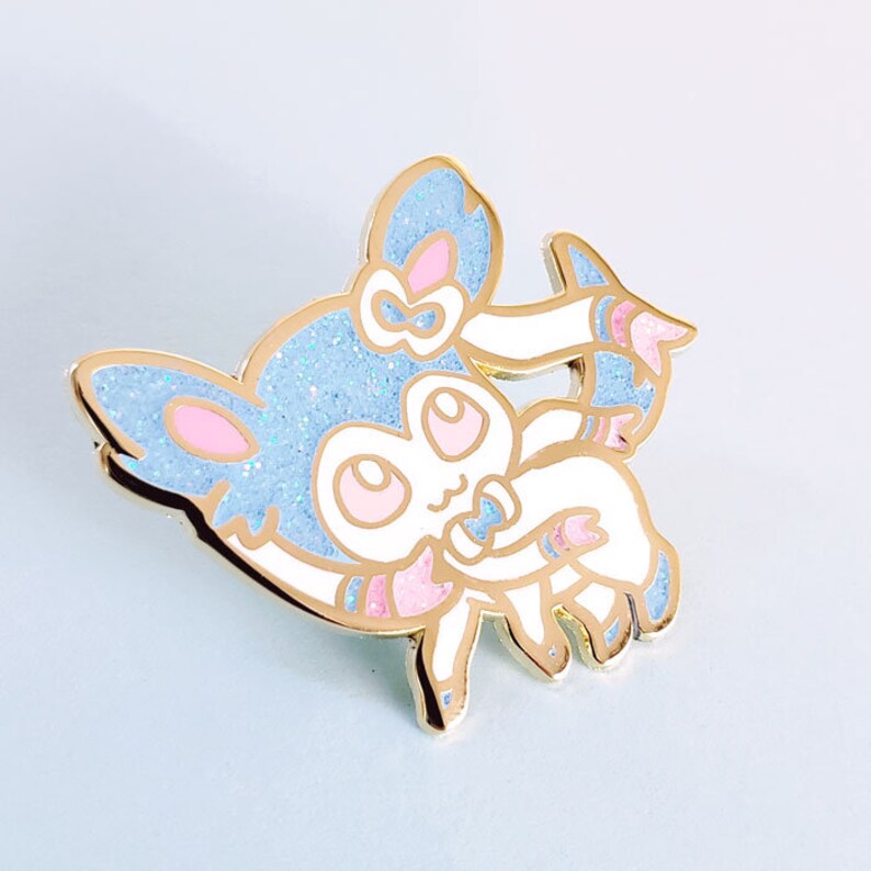 Shiny Sylveon Enamel Pin | Etsy
