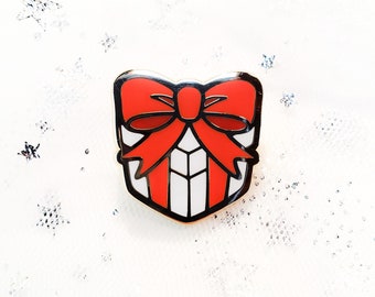 Geschenk Box Emaille Pin