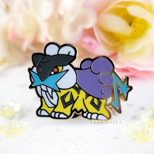 Raikou Enamel Pin (glows in the dark)