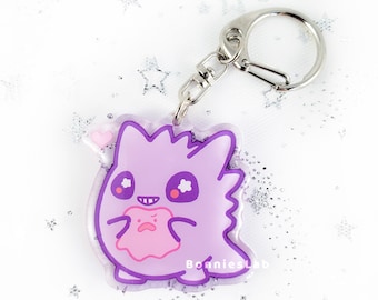 Happy Ghost Gengar Epoxy Acrylic Charms