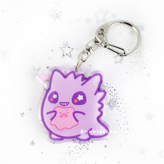 Happy Ghost Gengar Epoxy Acrylic Charms