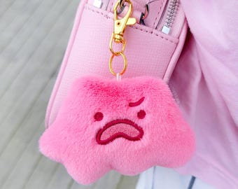 Puddle Pal Pocket Plush Keychain – Pink
