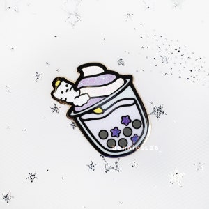 Taro Milk Tea Esmalte Pin