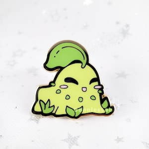 Chikorita Enamel Pin