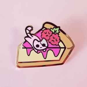 Raspberry Cheesecake Enamel Pin