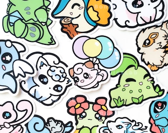Poke Vinyl Stickers Waterproof & Laminated Vinyl Stickers