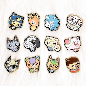 Animal Villagers & Characters Enamel Pins