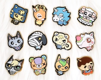 Animal Villagers & Characters Enamel Pins