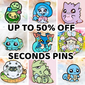 Seconds / B-Grade Pins Sale | Discounted Enamel Pins | 50% Off Sale!