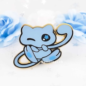 Shiny Mew Enamel Pin (glows In The Dark)