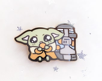 The Mischievous Child: Food Edition Enamel Pin