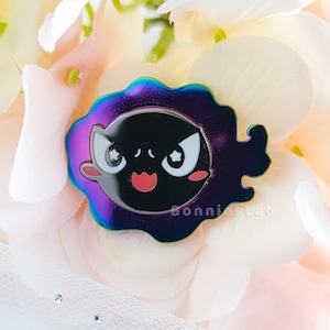 Pin de esmalte de Gastly giratorio
