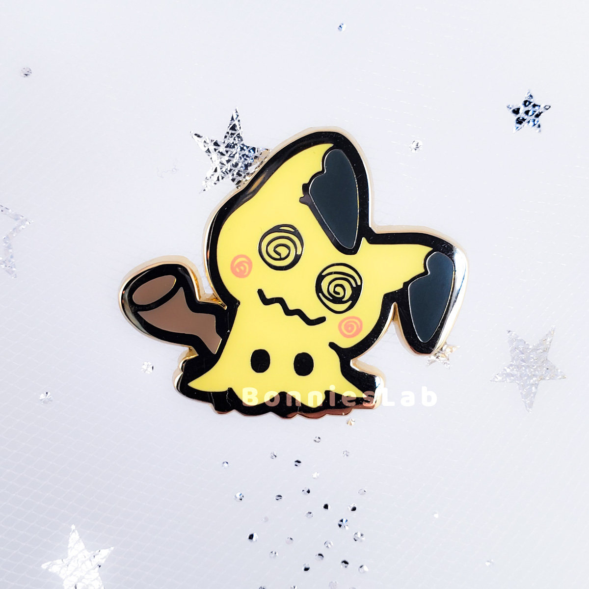 Shiny Mimikyu Dyed Enamel Pin – Star⭑Salts