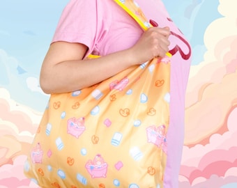 Bolsa de compras reutilizable Scrub-a-Psyduck / Bolsa ecológica plegable