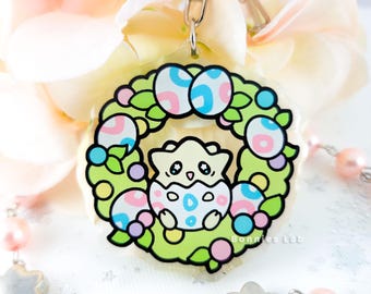 Togepi epoxy acryl sleutelhanger bedel