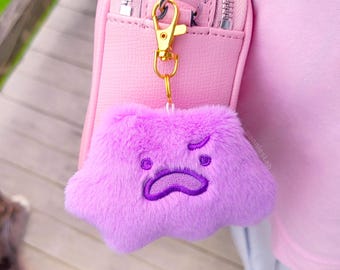 Puddle Pal Pocket Plush Keychain – Purple