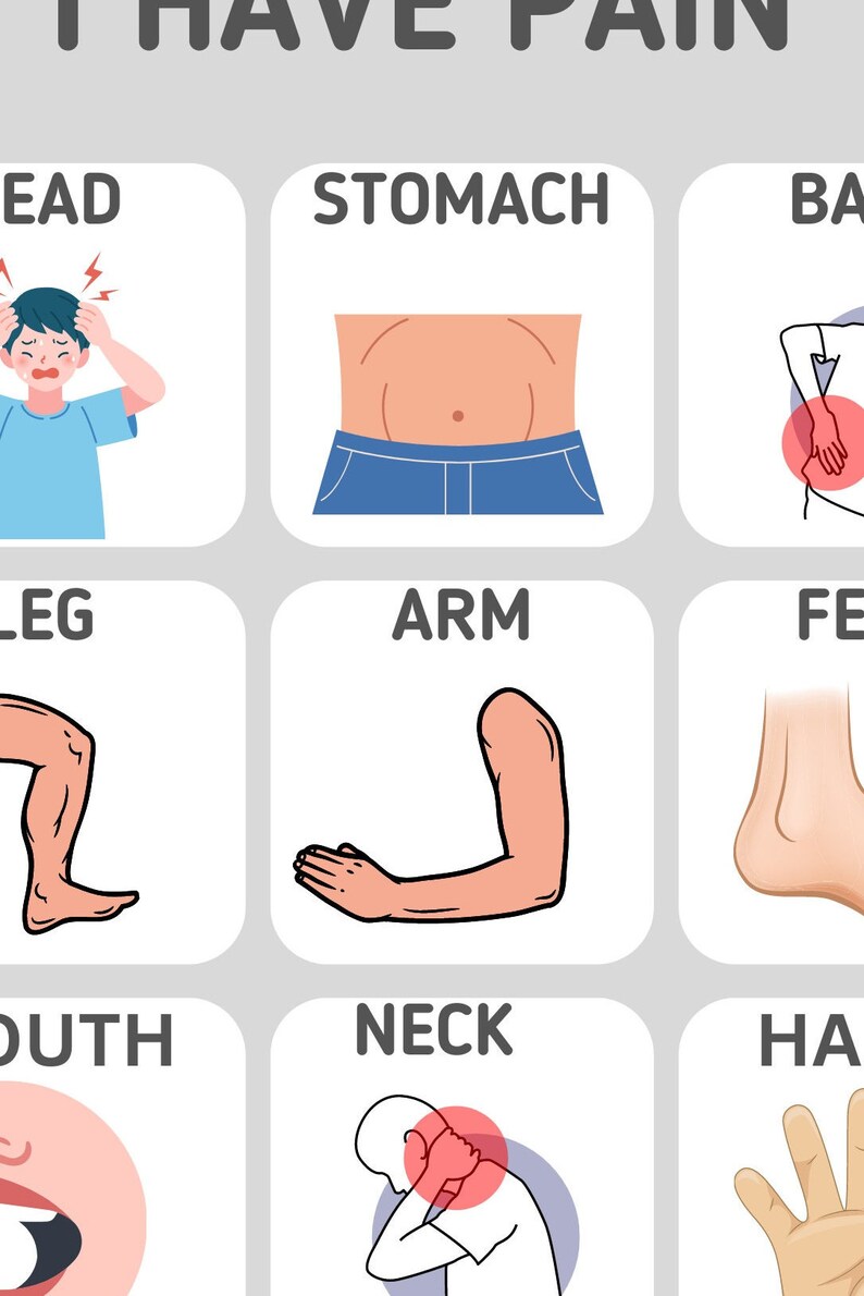 Nonverbal Communication Charts Etsy