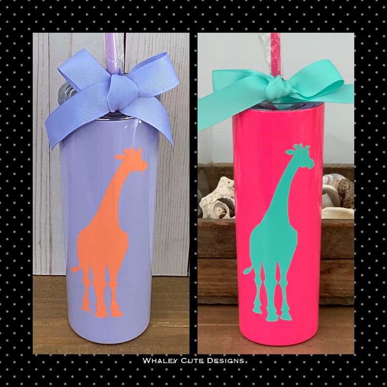 GIRAFFE 20 oz Skinny Tumbler