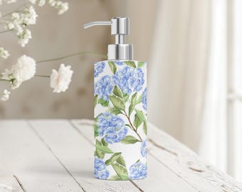 HYDRANGEAS, Soap Dispenser, Lotion, Hand Soap, Dish Soap, Floral