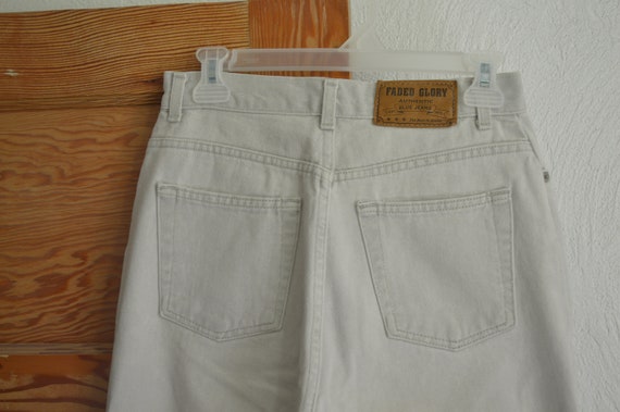 Vintage Faded Glory Jeans---Beige Faded Glory Jean