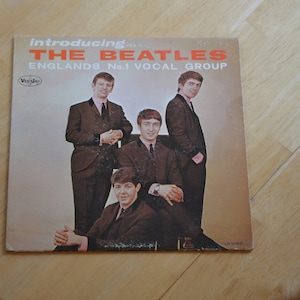 Introducing The Beatles Vinyl Record---1964 Beatles Album---Original Beatles LP Record---Beatles LP Record Albums--The Beatles--1960&#39;s Music