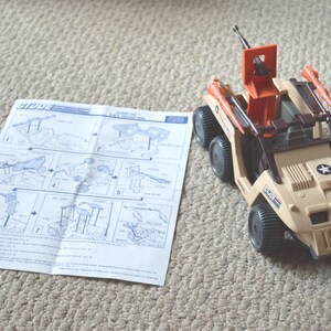 GI Joe Desert Fox Vehicle & Figure--Desert Fox ARAH and Skidmark--GI Joe Desert Fox Vehicle-1988 Desert Fox Vehicle-gi Joe Skidmark Figure Bild 8