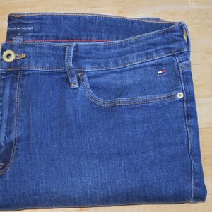 Women&#39;s Tommy Hilfiger Jeans---Dark Wash Jeans---Tommy Hilfiger---Low Waist Jeans---Womens Jeans---Hip Hugger Jeans---Tommy Hilfiger Jeans