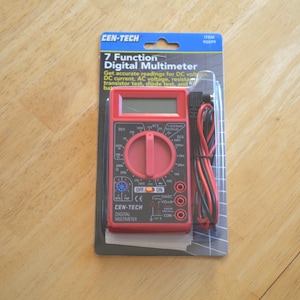 2 Electrical Tools---New Digital Multimeter---7-Function Multimeter---Vintage Voltage Tester---Minute-Man Voltage Tester---Multimeters