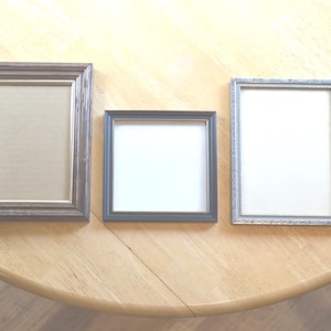 3 Vintage Picture Frames---Wood Picture Frames---1970-80&#39;s Photo Frames---Vintage Home Decor---Vintage Photo Frames---Old Picture Frames