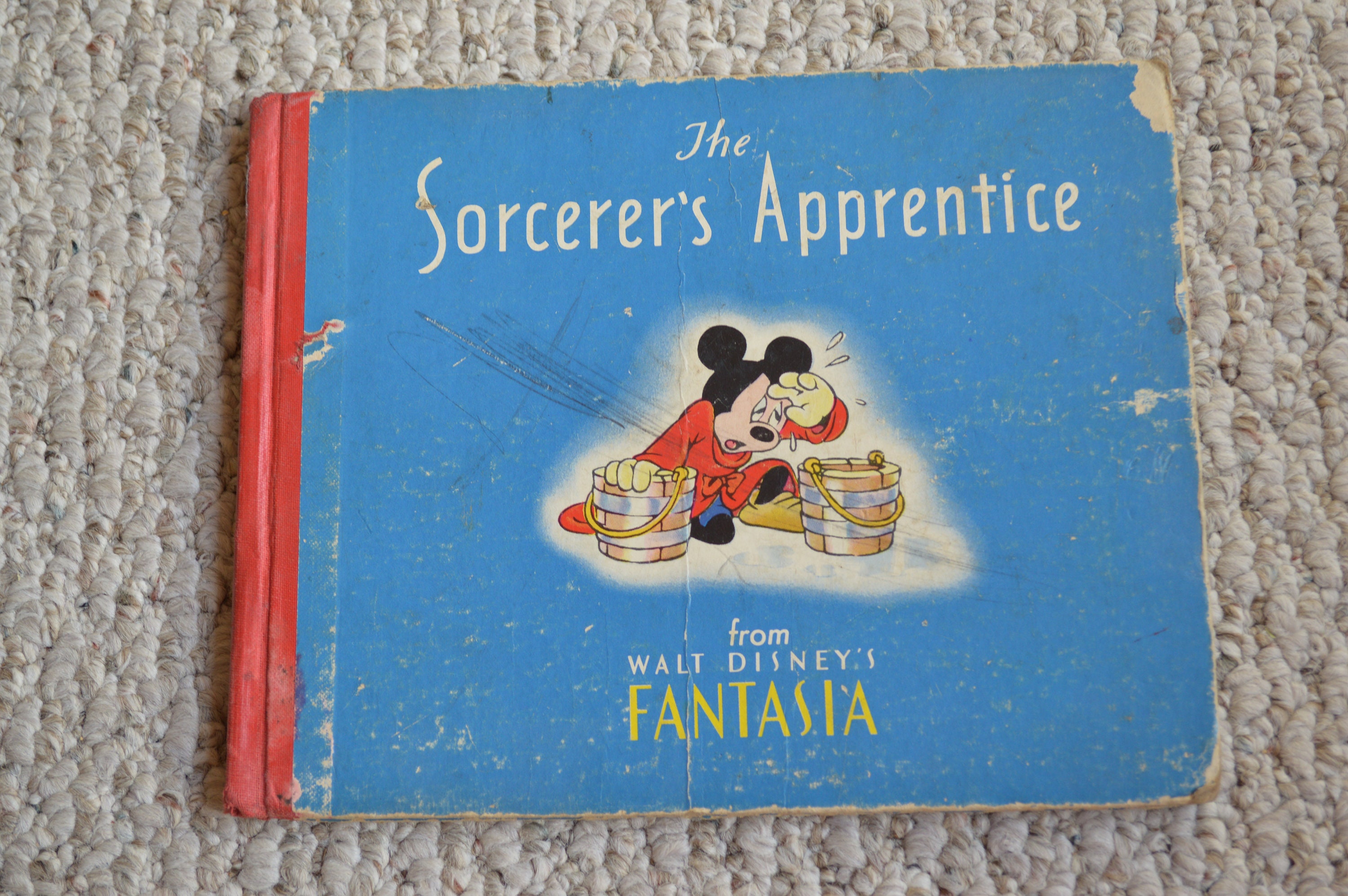 海賊盤 Yes Sorcerer's Apprentice レコード 当時物 1940 FIRST EDITION THE SORCERER'S APPRENTICE FROM WALT DISNEY'S