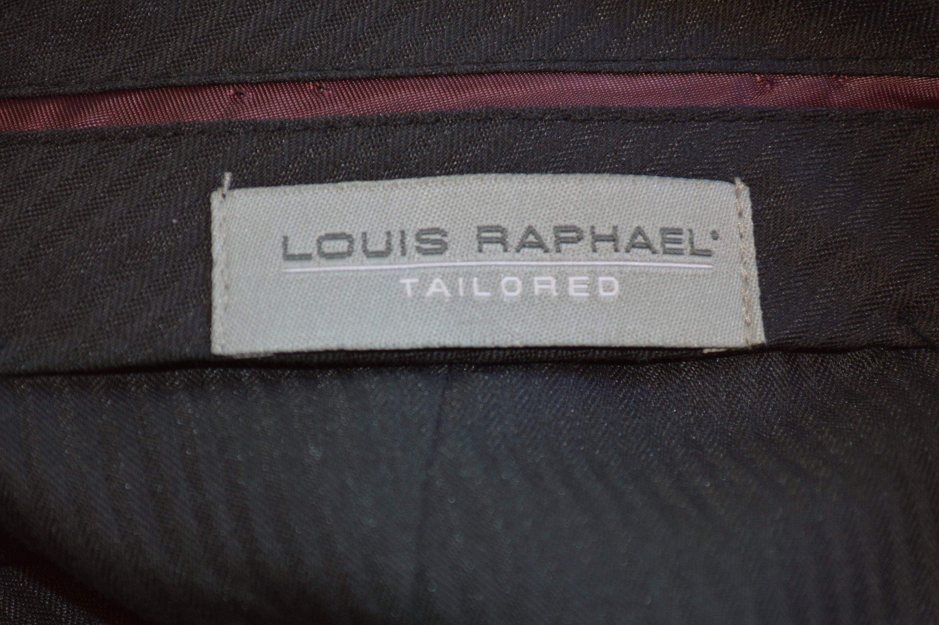 90'S Vintage Two-pleat Striped Slacks, Men's Size 34 unclear navy blue type Vintage Second Hand
