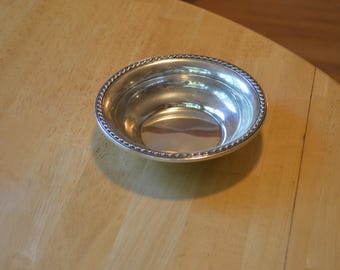 Early 1920's Sterling Bowl---Small Sterling Silver Bowl---Watrous Mfg. Co. Sterling Bowls---Antique Sterling Bowl--Sterling Nut/BonBon Bowl