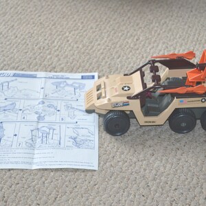 GI Joe Desert Fox Vehicle & Figure--Desert Fox ARAH and Skidmark--GI Joe Desert Fox Vehicle-1988 Desert Fox Vehicle-gi Joe Skidmark Figure Bild 9
