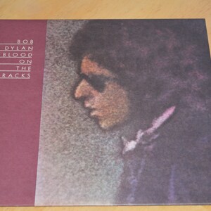 Vintage Bob Dylan Vinyl LP Album---Blood on the Tracks Record Album---1970&#39;s Bob Dylan Vinyl Albums--Vintage Vinyl Records--1970&#39;s LP Albums