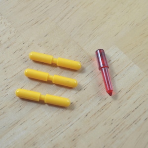 Vintage Godaikin Goggle V Missiles---Yellow Godaikin Goggle Missiles---Godaikin Goggle V Robot---1980's Goggle V Missiles---Godaikin Robots