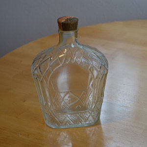 Vintage Canadian Whiskey Bottle---Canada Seagrams Royal Crown Whiskey Bottle---1978 Royal Crown Whiskey Bottle---Vintage Whiskey Bottles