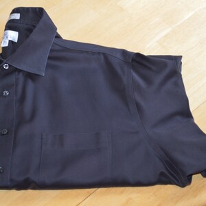 Vintage Enro Sateen Shirt---men's Enro Shirt---men's Sateen Shirt---men's  Black Shirt--vintage Men's Shirts--enro Shirts--men's Dress Shirts - Etsy