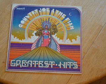 Vintage Country Joe and the Fish Vinyl Album---Country Joe and the Fish Greatest Hits Record---1960's Vinyl Records---Vintage LP Albums