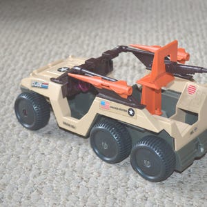 GI Joe Desert Fox Vehicle & Figure--Desert Fox ARAH and Skidmark--GI Joe Desert Fox Vehicle-1988 Desert Fox Vehicle-gi Joe Skidmark Figure Bild 7
