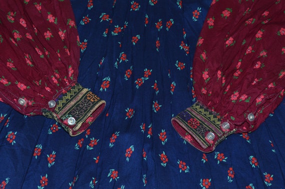 Authenic Afghan Dress---Vintage Boho/Folk Dress--… - image 7