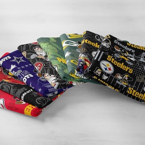 Football Fat Quarter Cotton Fabric