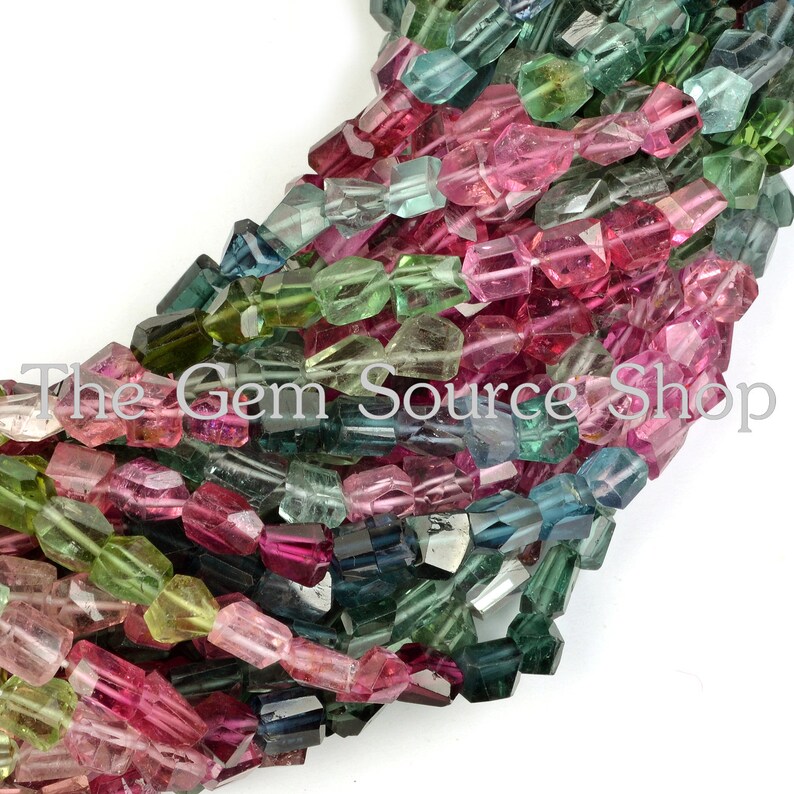 Tourmaline Faceted Fancy Nuggets AAA Tourmaline Faceted Nuggets Quality