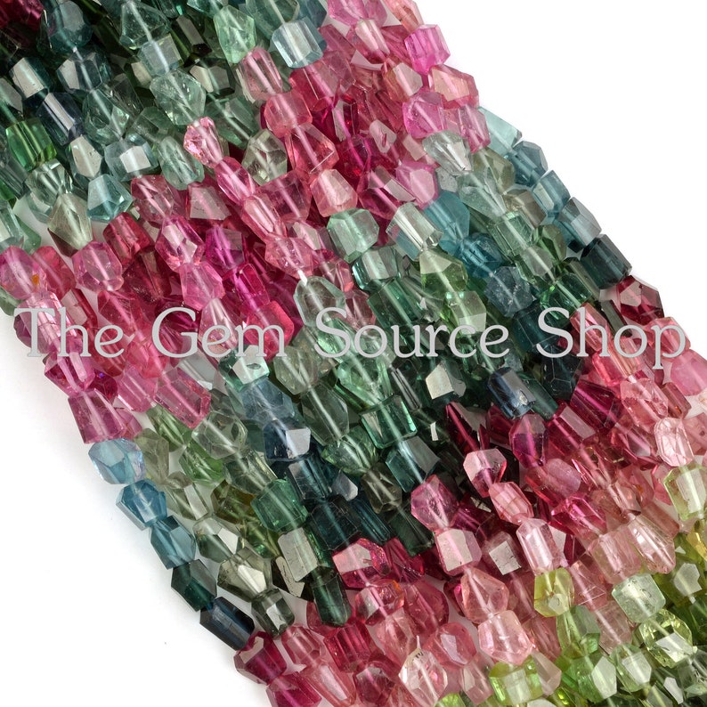 Tourmaline Faceted Fancy Nuggets AAA Tourmaline Faceted Nuggets Quality