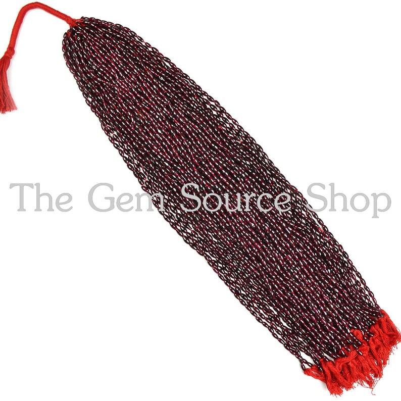 Garent Fancy Shape 50 Strands,Garnet Plain Loi Shape Beads AA Quality Garnet Smooth Loi Beads