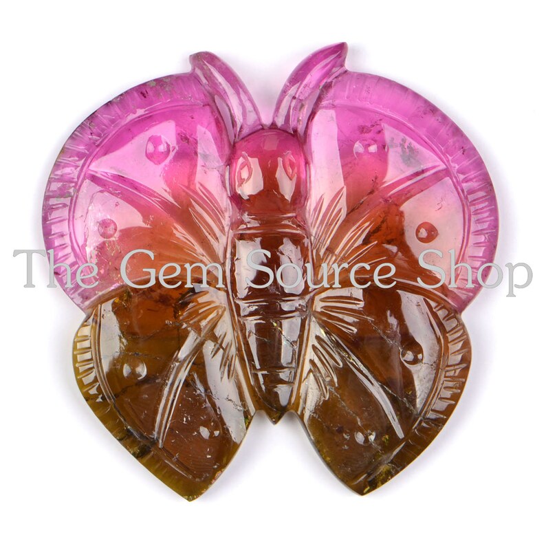 Top Carvings Tourmaline Butterfly Carvings Tourmaline Carving AAA Quality