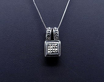 My S Collection 925スターリングシルバー、マーカサイト＆ブラック