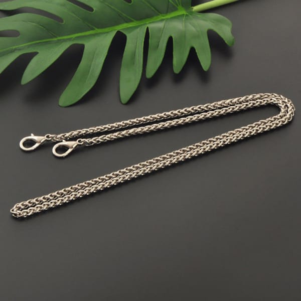 5mm High Quality Purse Chain, Metal Shoulder Handbag Strap, Replacement Handle Chain, Metal Crossbody Bag Chain Strap, L1066