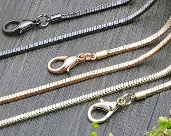 3mm en métal cuivre chaîne, chaîne de haute qualité de sac à main, sac à main bracelet, chaîne de remplacement de poignée, sac à bandoulière en métal chaîne bandoulière, 162