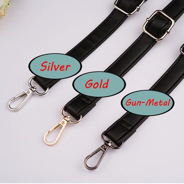 Leather Purse DIY Aluminum Adjustable Chain,metal Cross Body Strap Golden Clasp Clutch Bag Chain,Handle Handbag shoulder Replacement Chain